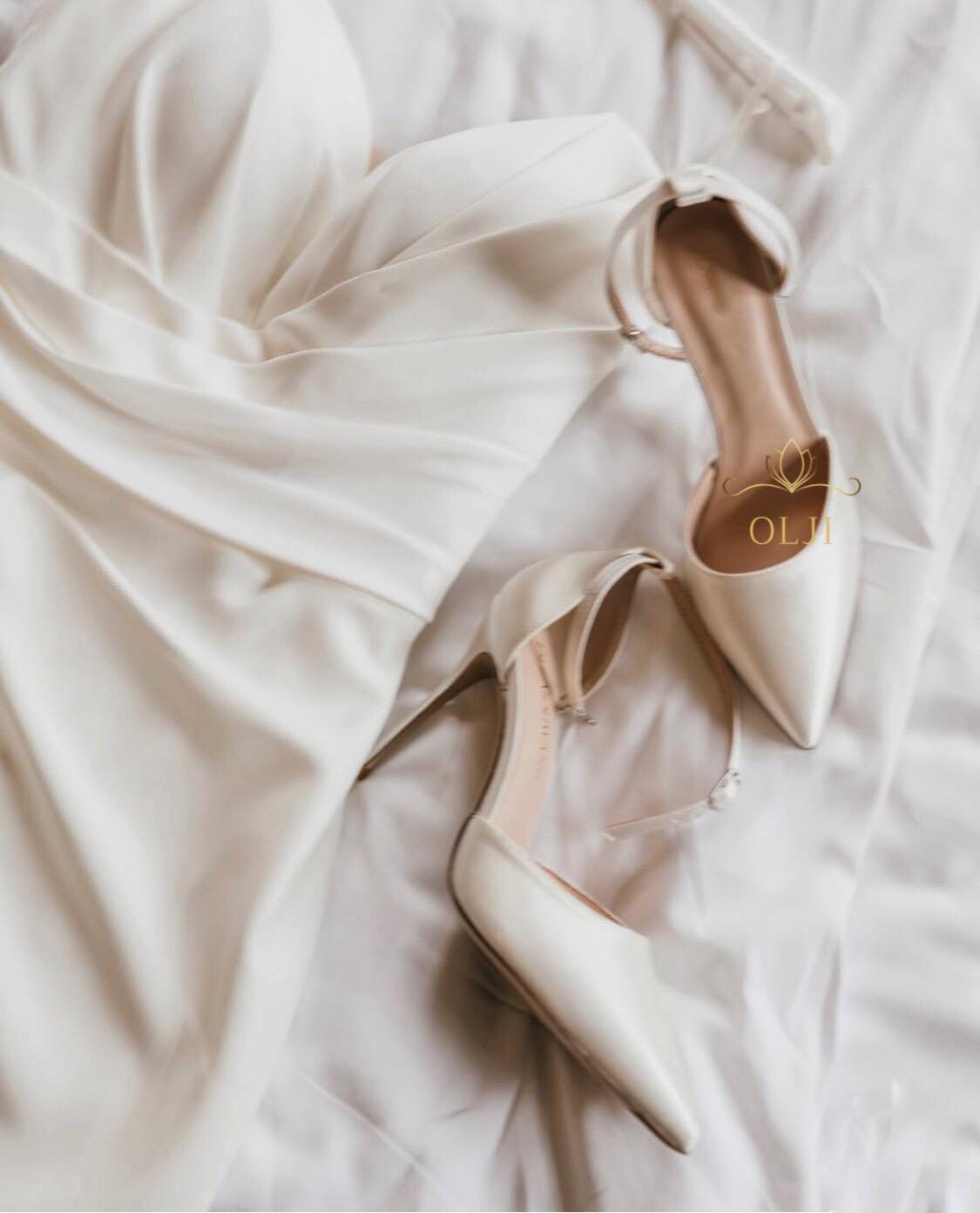 Satin Wedding Heels - Etsy