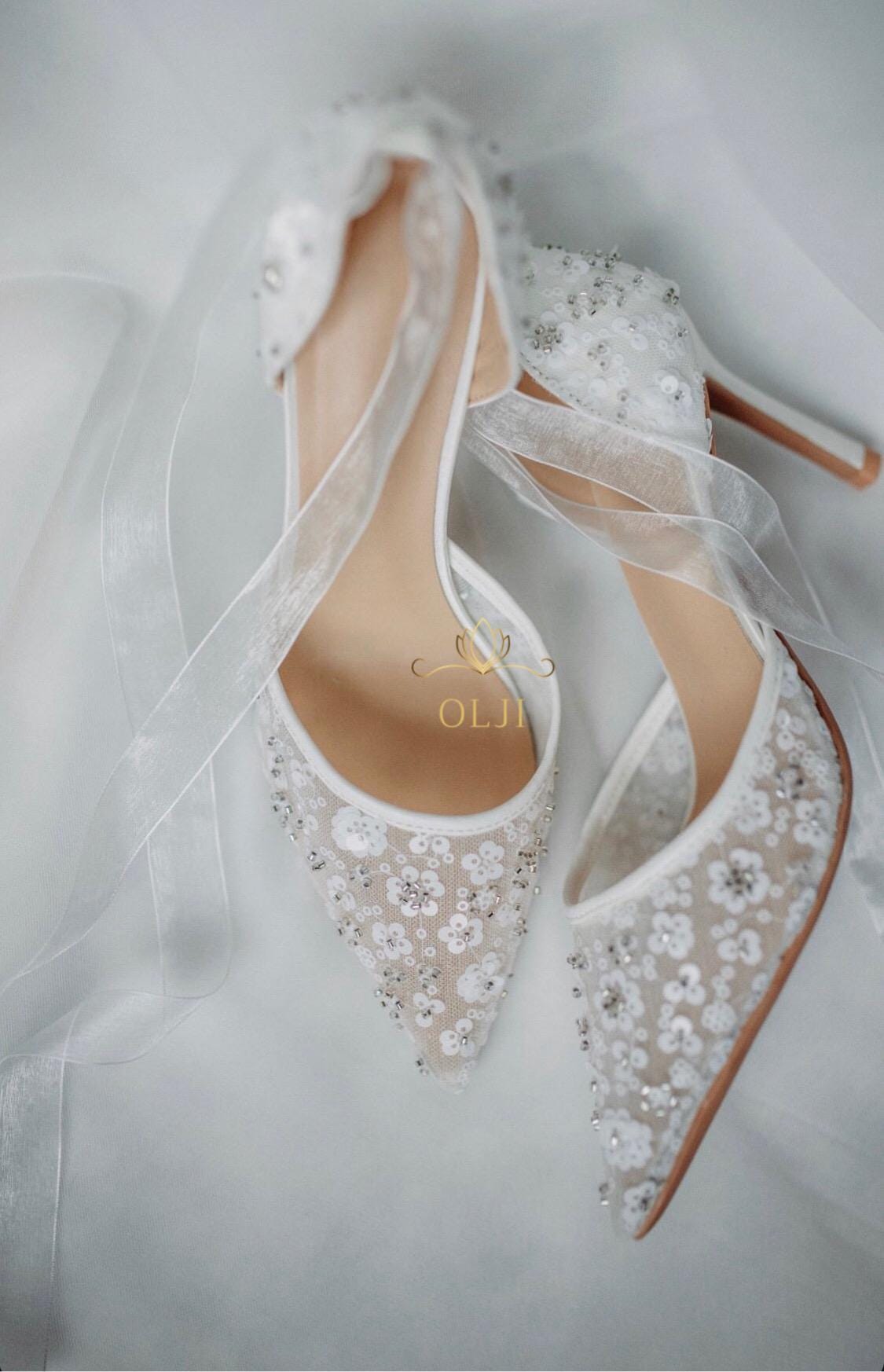 White Gorgeous Bridal Shoes Ivory Lace Eden Bridal Wedding Dresses Ivory  White Lace Wedding