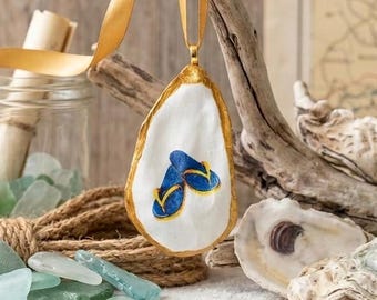 Summer flip flops necklace pendant