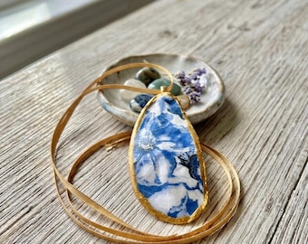 oyster shell necklace pendant