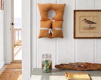 life jacket wall decor