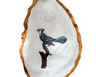 oyster shell bird ring dish