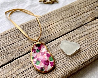 oyster shell necklace pendant