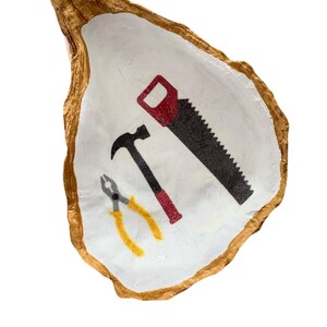 oyster shell ring dish, tools