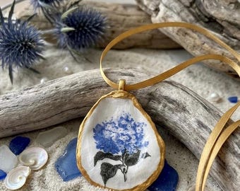 oyster shell pendant