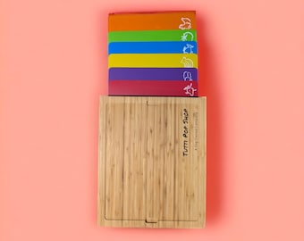 Personalized Bamboo Cutting Board: Engraved with Food-Safe Cutting Sheets