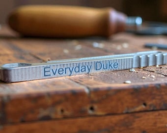 Custom Engraved Titanium Belt Clip Pocket Clip | Personalized EDC Gear by Everyday Duke
