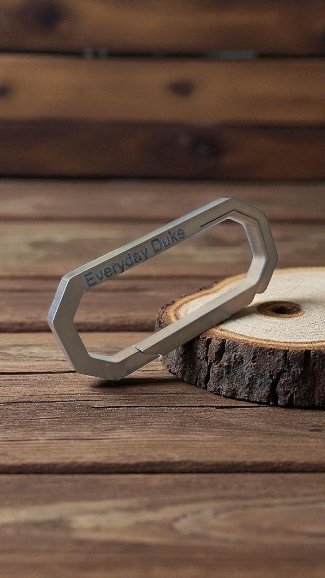 Titanium Keyring Edc Titanium Keychain Tool – Custom Laser Engraved Everyday Carry ...