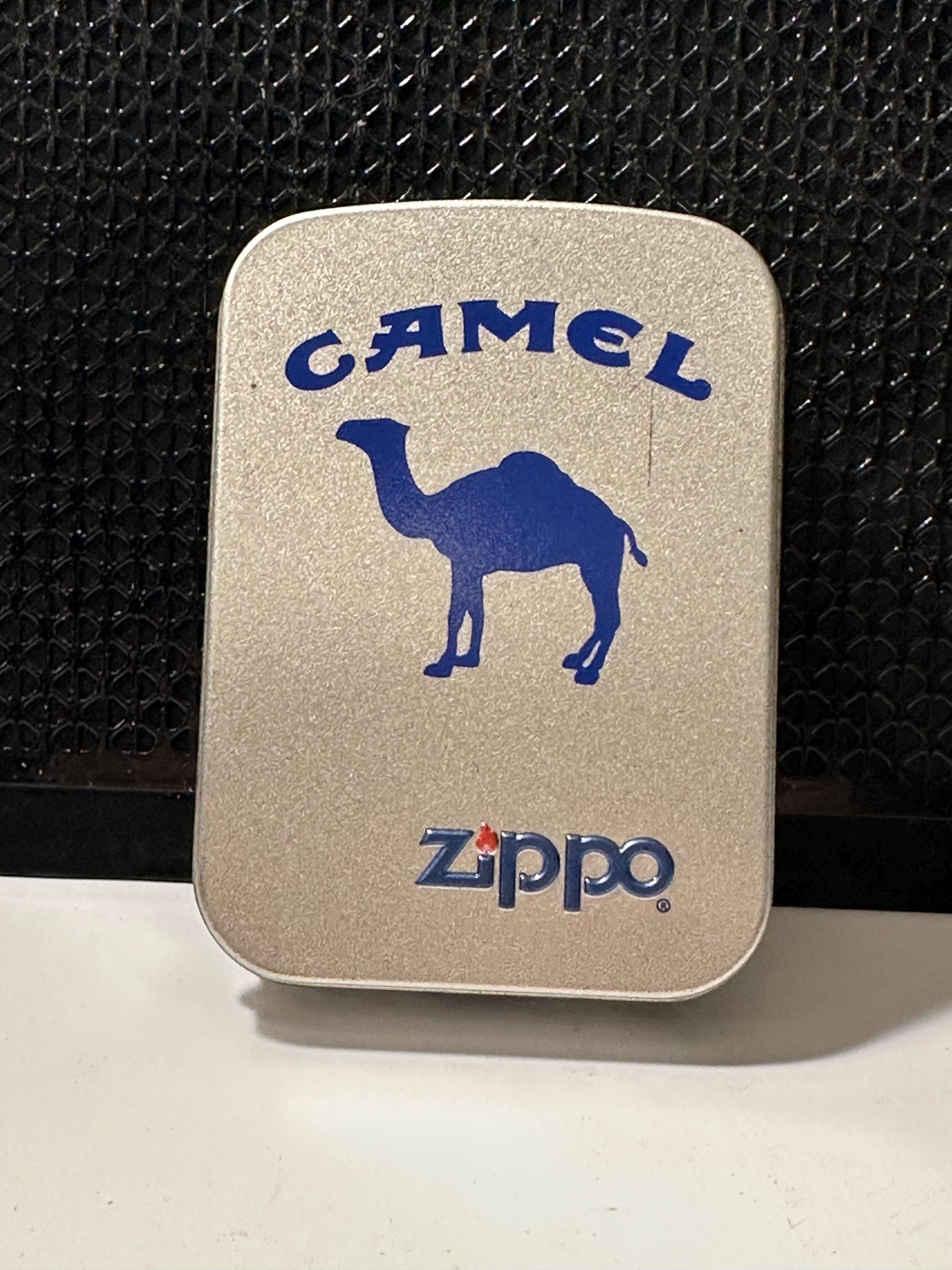 Vintage Zippo Camel Gold Camel 2 Sides 22 karat plated Made