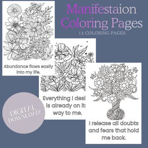 Manifestation Coloring Pages