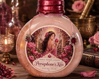 Persephones Kuss Granatapfel-Lotion | Zaubertrankflasche