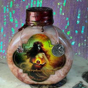 Persephone's Kiss Pomegranate Lotion | Magic Potion Bottle