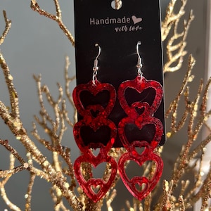 Red Valentine&#39;s Day Earrings!