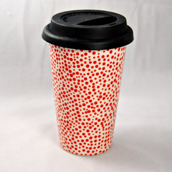 Ceramic Travel Mug/Tumbler with a lid