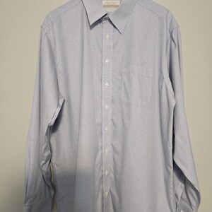 Roundtree & Yorke Gold Label Men's Dress Shirt Blue Check 16 1/2-36/37 Tall - Etsy Roundtree & Yorke Gold Label Men's Dress Shirt Blue Check 16 1/2-36/37 Tall - Etsy