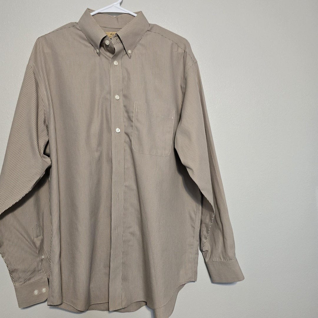 roundtree and yorke gold label fitted dress shirts Amazon.com: Gold Label Roundtree & Yorke Big and Tall Wrinkle Free Shirts Long Sleeve Button Down Casual Dress Shirt with Pocket (Rich Brown 046 Multi, XX-Large Big, 2XB) : Clothing, Shoes &