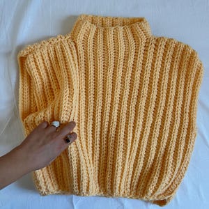 Crochet Vest Pattern, Crochet Sweater, Adult Size (PDF Download) image 12