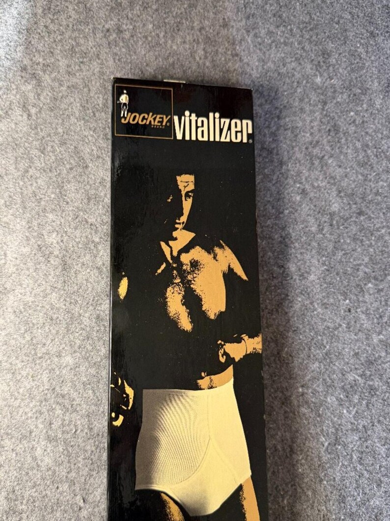 Jockey Vitalizer Total Posture Control Brief Vintage Men’s Underwear Damage image 3