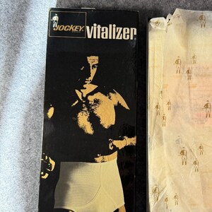 Jockey Vitalizer Total Posture Control Brief Vintage Men’s Underwear Damage image 7