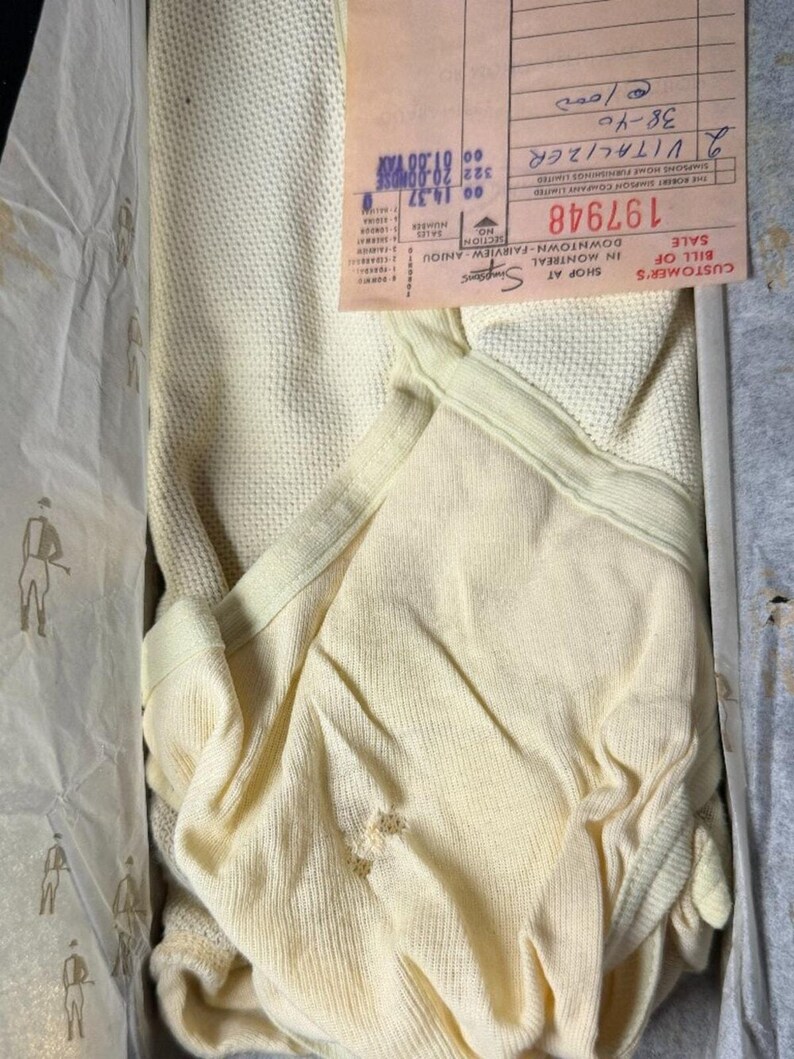 Jockey Vitalizer Total Posture Control Brief Vintage Men’s Underwear Damage image 8