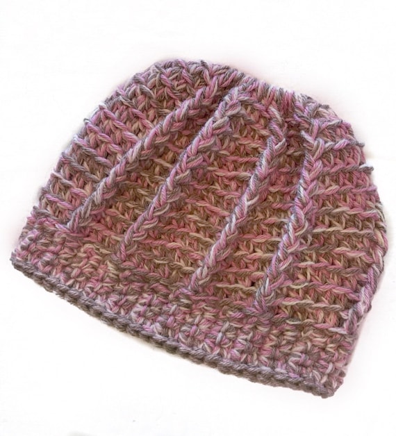 by Alpacas of Montana Hand Knit in Bozeman 6 Color Options Montana Alpaca Knit Hat with Flower