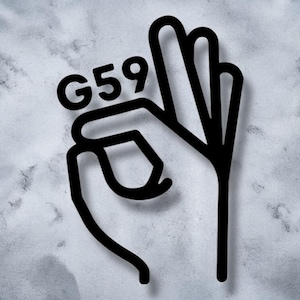 Three’s Up G59 Decal