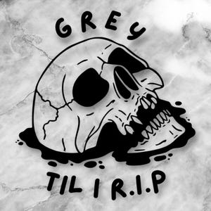 Grey Til I RIP G59 Decal