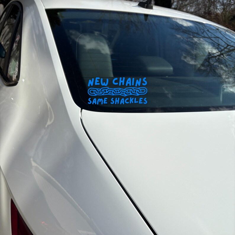 Shackle Sticker New Chains, Same Shackles Decal - Etsy