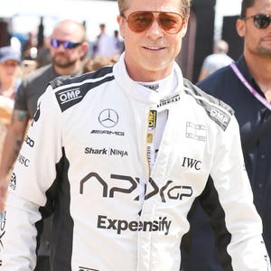 Brad Pitt APXGP Kart Racing Suit | F1 Movie Inspired White Driver Suit | Replica Motorsport Jumpsuit for Racing