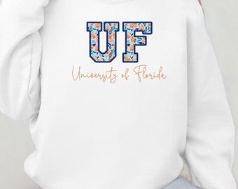 UF University of Florida Floral Sweatshirt