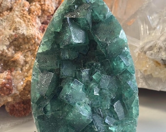Natural Flurote Point with Green Square Formation