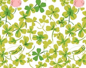 Briar Rose Heather Ross Fabric Whimsical Cricket in the Clover HTF OOP
