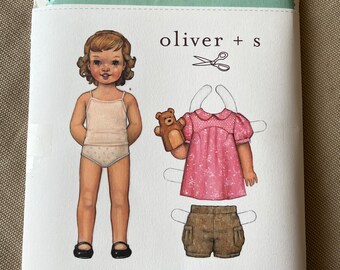 Oliver and s puppet show tunic dress shorts pattern 2T-5 toddler girl