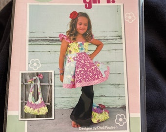 Little londyn such a girl sewing pattern tote bag tunic dress sizes 2-6