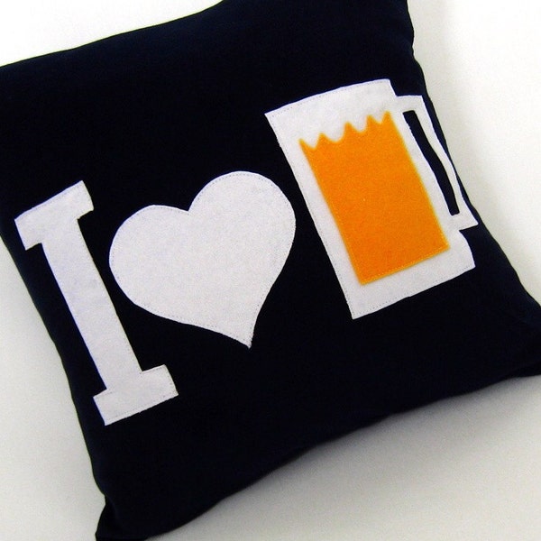 I Love Beer Original Pillow