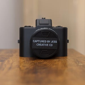 Porte-cartes de visite personnalisable sur le thème de l'appareil photo - Le cadeau parfait pour les photographes !