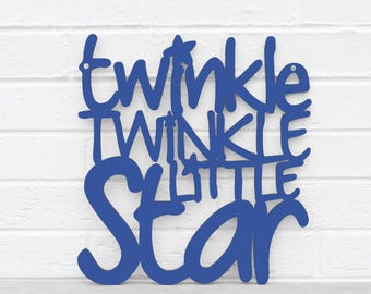 Twinkle Twinkle Little Star Baby Shower Sign, Wood Carving Wall Art Toddler Bedroom Decor, Nursery Decor Gender Neutral Expecting Mom Gift