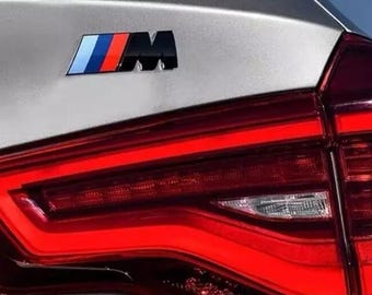 BMW M Emblem Rear Trunk M Sport Logo Badge In Black - Foto 7