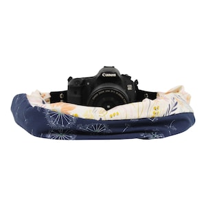 Pocket Scarf Camera Strap; Callie|Chase Knit ~ Beautiful, Comfortable and Useful ~ Handmade in the USA