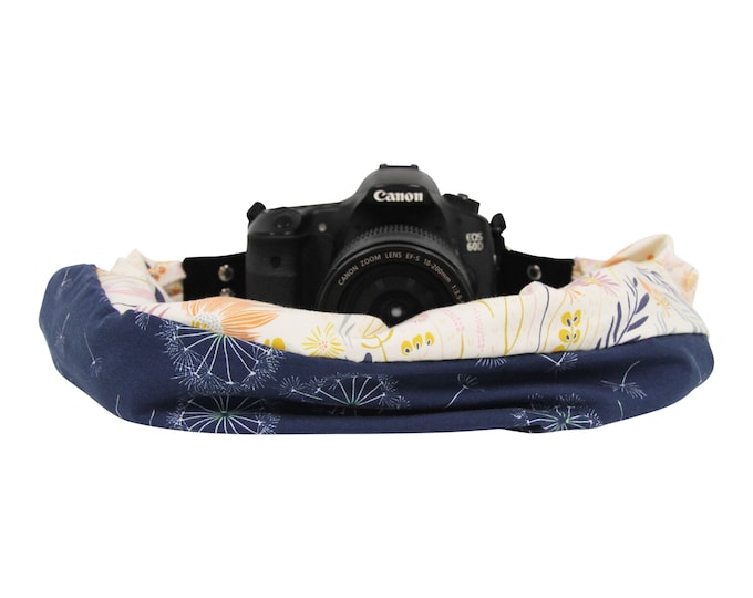 Pocket Scarf Camera Strap Calliechase Knit Beautiful - Etsy