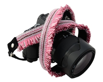 Bella Fringe; Bohemian Camera Strap; Super Cute; Comfortable and Stylish; Mirrorless or DSLR; 1" Wide