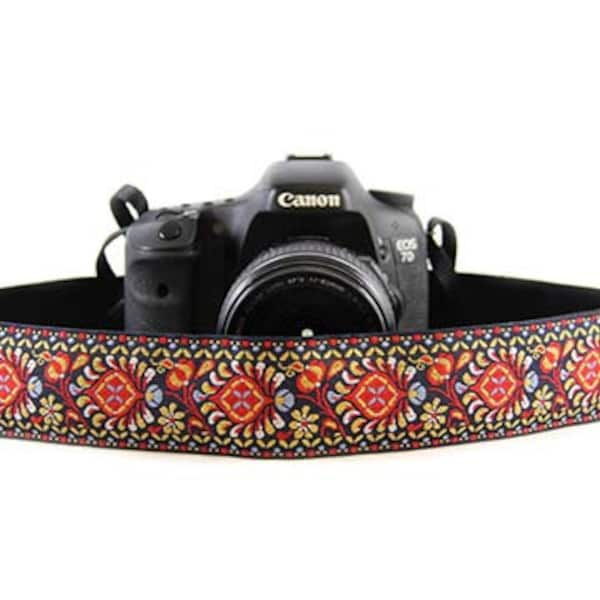 Harmony; Bohemian Camera Strap; Best Seller; Classic & Beautiful; Comfortable and Stylish; DSLR or Mirrorless; 2" Wide