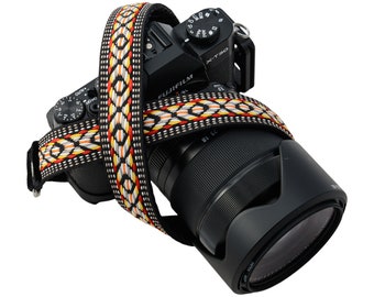 Marlee; Bohemian Camera Strap; Classic; Comfortable and Stylish; Mirrorless or DSLR; 1" Wide