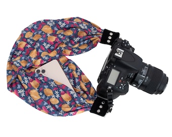 Lemons Pocket Scarf Camera Strap, SLR Mirrorless, USA Made
