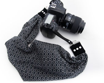 Dashing Pocket Scarf Camera Strap: Universal Style, USA Made