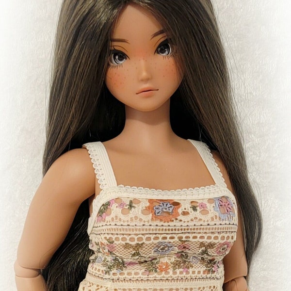 A little bit country, Cami style top and bikini bottoms for the new Smart Doll Pear Body.