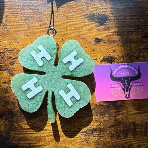 4-H Clover • Car Freshie • Freshie
