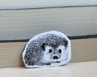 Cute Hedgehog Sticker | Woodland Animal Illustration