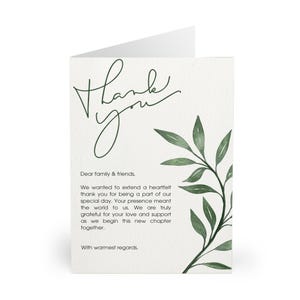 Tarjetas de agradecimiento con mensaje, notas de agradecimiento, papelería de agradecimiento, tarjetas de agradecimiento escritas a mano, paquete de 5