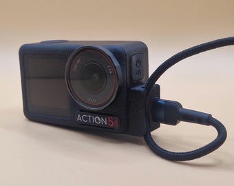 DJI Osmo Action 4, 5 & 6 USB Pass-Through Door and Cable Attachment
